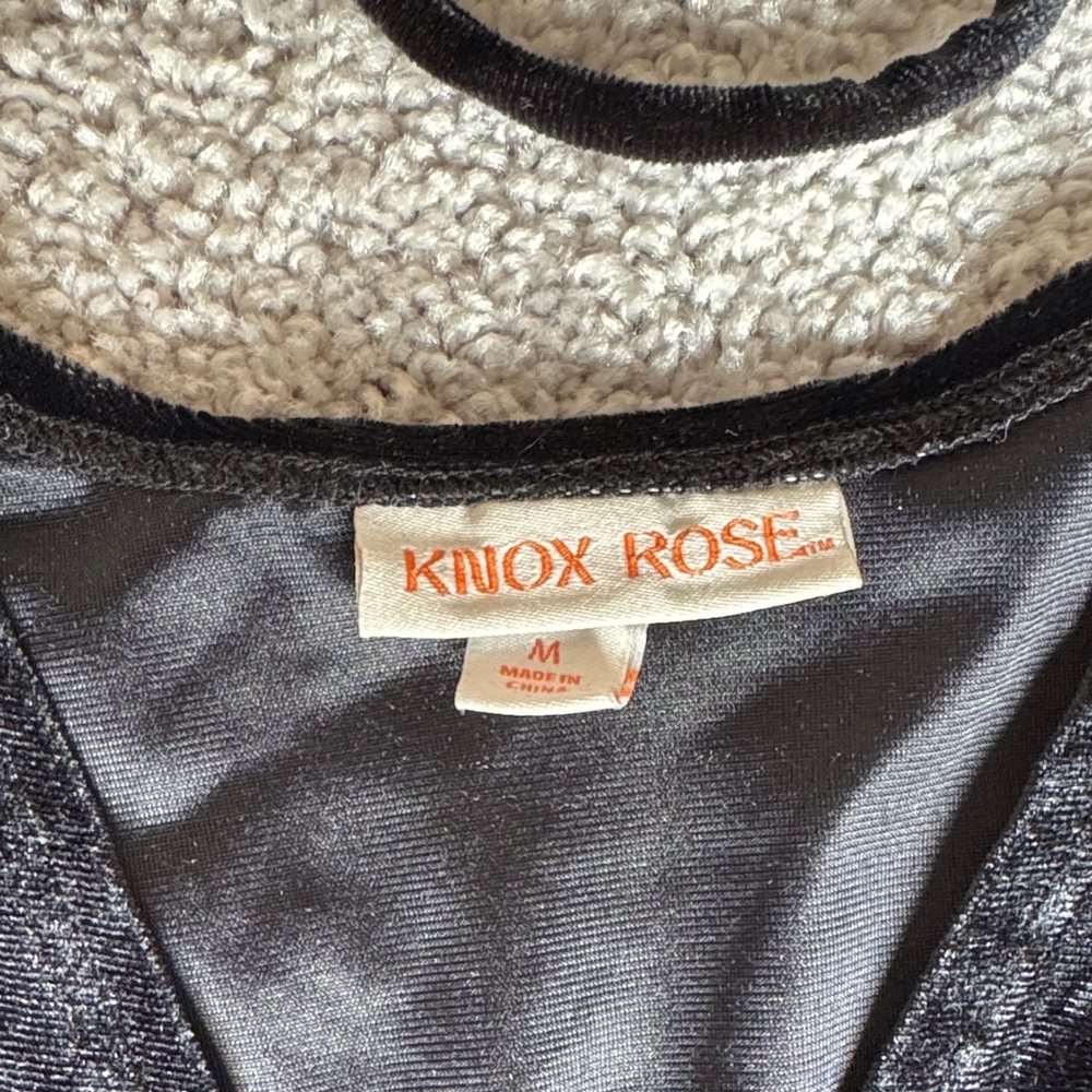 Knox Rose Black Velvet Maxi Dress Medium - Picture 4 of 7